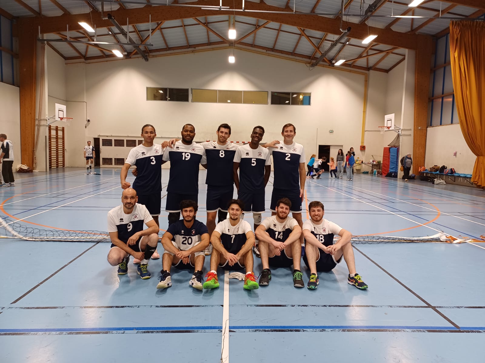 Prénat M : Saint Lô Volley 1 – 3 Espace Volley Vernon Saint-Marcel